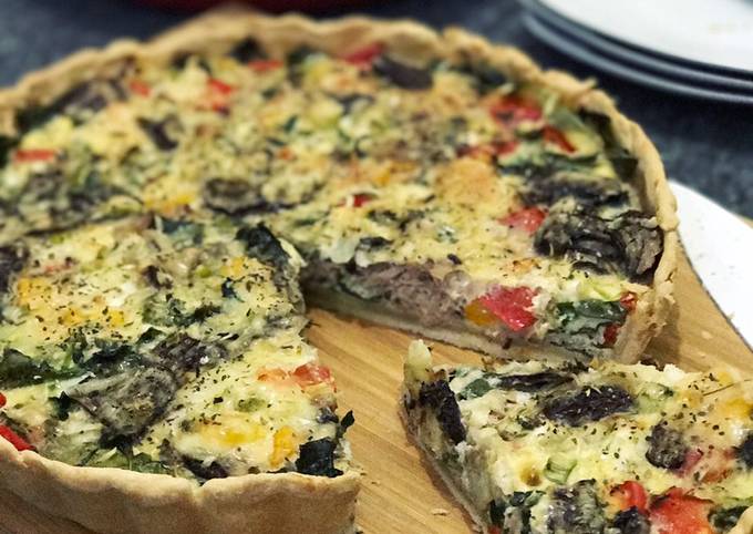 Quiche Tuna Vegetables