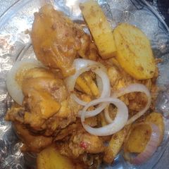 A picture of Chatkhara Steam chicken with steam veg.