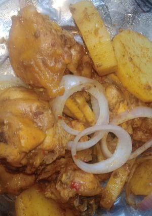 A picture of Chatkhara Steam chicken with steam veg.