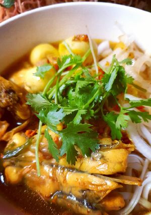 Hình của món Mỳ quảng ếch.