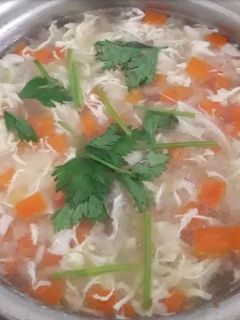 Foto resep Sup Ayam Telur Jagung