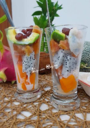 Hình của món Trái cây dầm.
