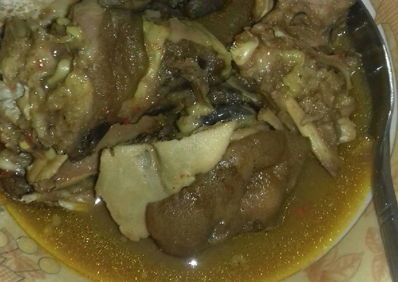 Goat head psoup