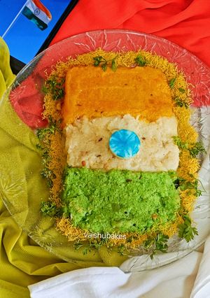 A picture of Tricolour Vegetable Upma.