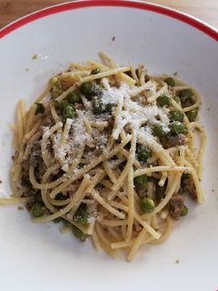 Foto di Pasta e piselli 🥩🍃😋🍷