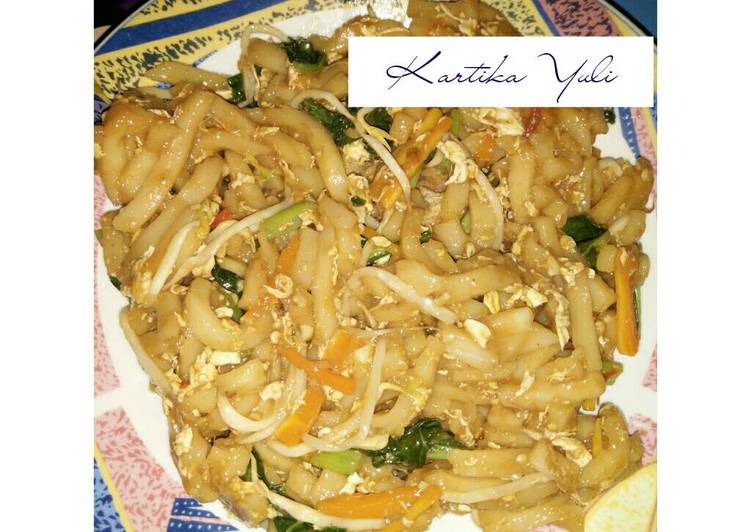 Resep Kwetiau Udon Goreng, Lezat Sekali