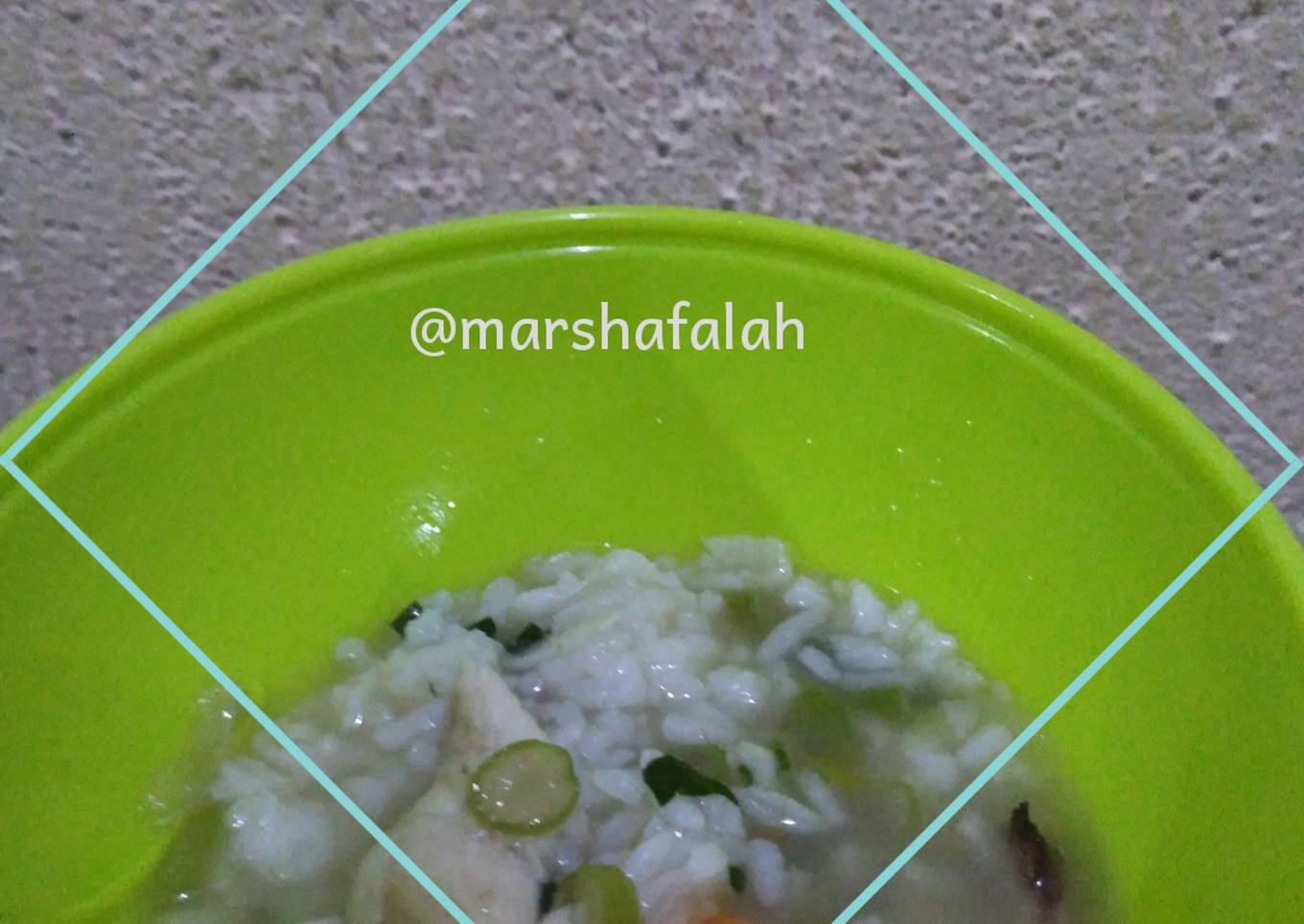 Nasi Sop Ayam (Mpasi 10 bulan 4 bintang)