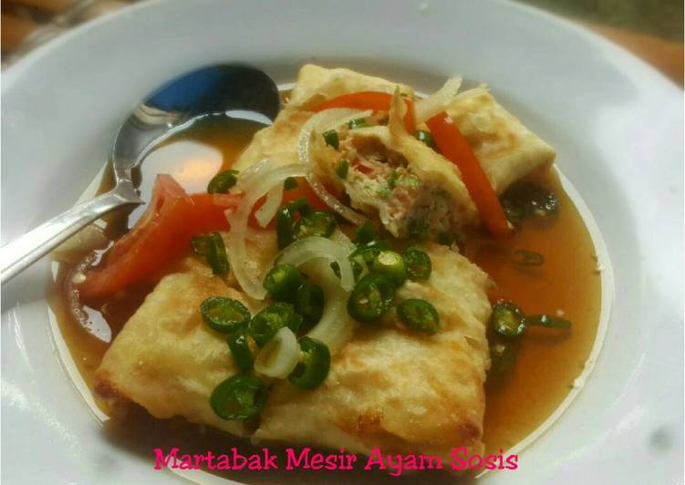 Martabak Mesir Ayam Sosis