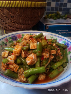 Foto resep Buncis tauge tahu tumis ebi