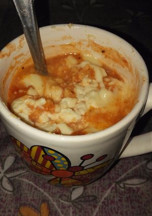 Una foto de Polenta en 3 min. (microondas)
