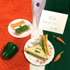 A picture of Tri Colour Sandwich.