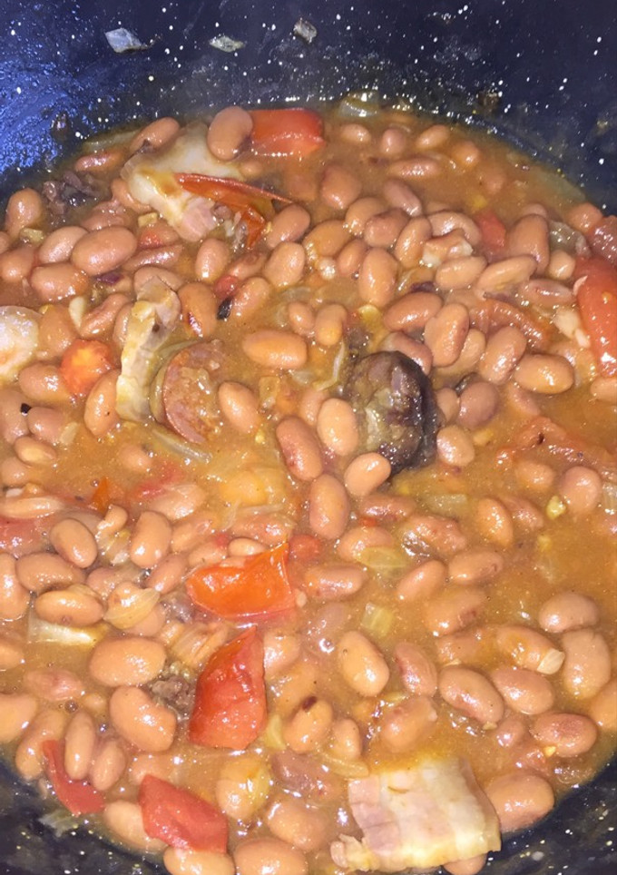 Una foto de Alubias pintas