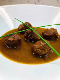 Una foto de Albóndigas de carne IKEA en salsa española