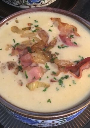 Póréhagyma-krémleves recept fotója