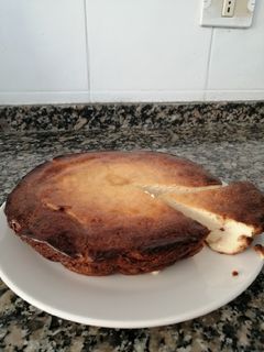 Una foto de Tarta de queso casi light (casi)
