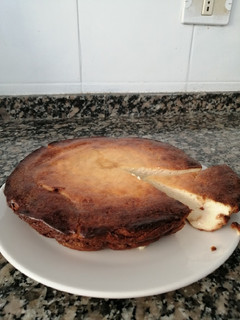 Una foto de Tarta de queso casi light (casi)