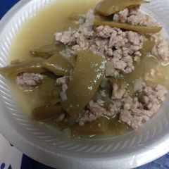 Ground Pork and Pole Beans A picture of Ground Pork and Pole Beans.