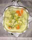 Sopa de Arvejas Puerro &eneldo #lacocinadegiri