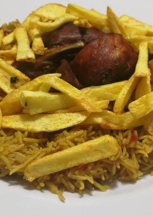 صورة لوصفة مجبوس دجاج على الطريقة البحرينية