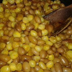 A picture of Onion fried githeri #authormarathon.