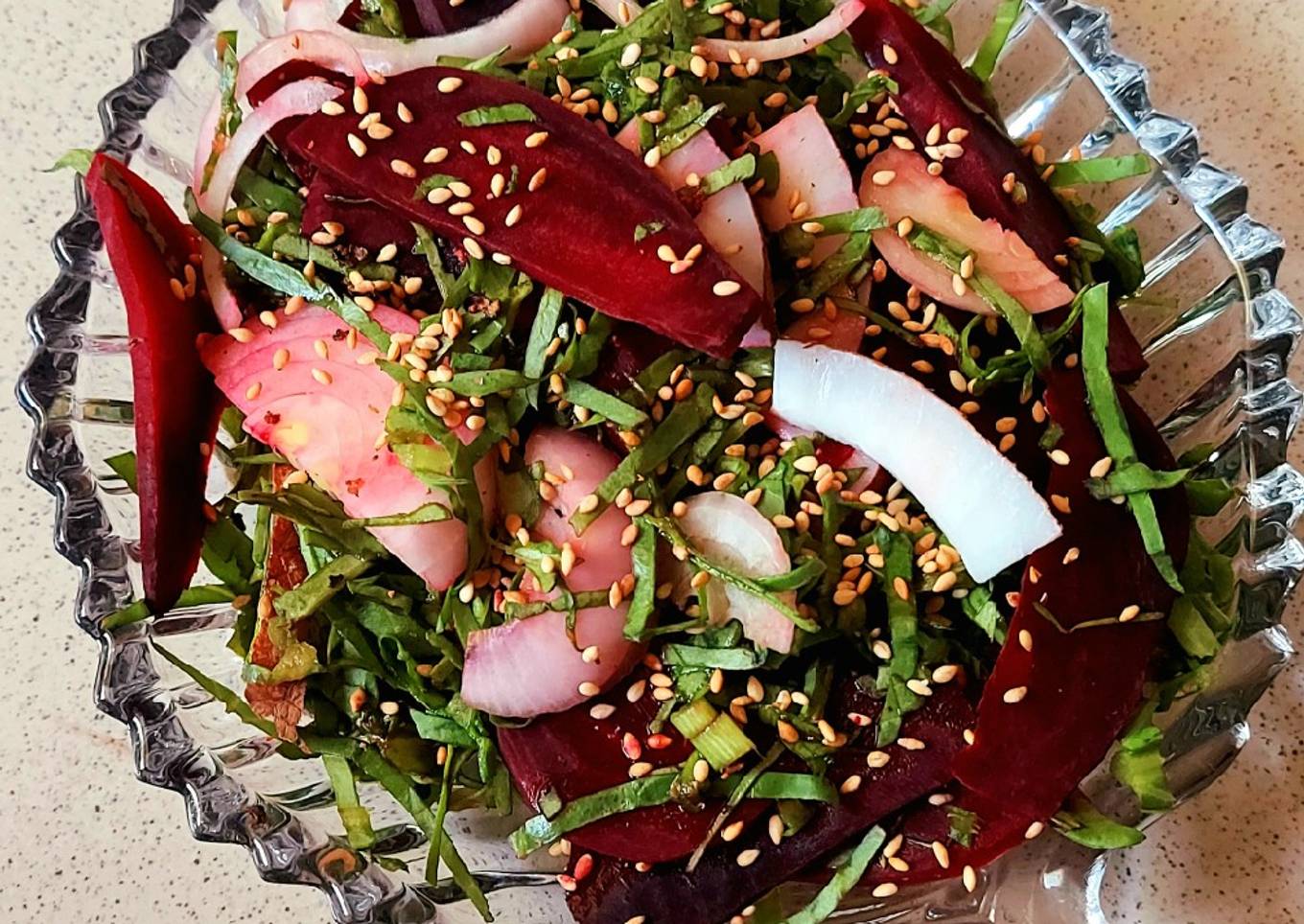 Spinach Beetroot Salad