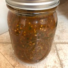 A picture of Burns Homemade Salsa.