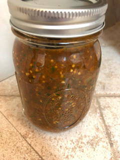 A picture of Burns Homemade Salsa.