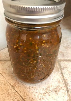 A picture of Burns Homemade Salsa.