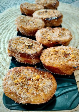 Una foto de Torrijas caramelizadas a la naranja -sin gluten-