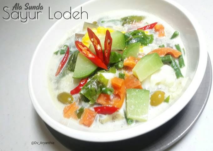 90. Sayur lodeh Ala Sunda