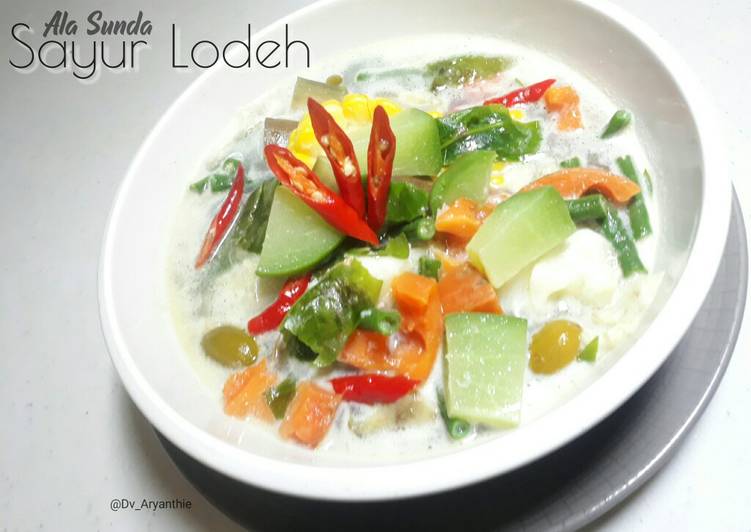 Resep 90. Sayur lodeh Ala Sunda | Cara Masak 90. Sayur lodeh Ala Sunda Yang Menggugah Selera