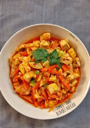Foto resep Tumis Tahu Bumbu Merah
