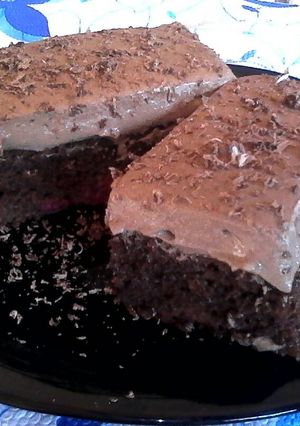 Meggyes-csokis szelet🍫 recept fotója