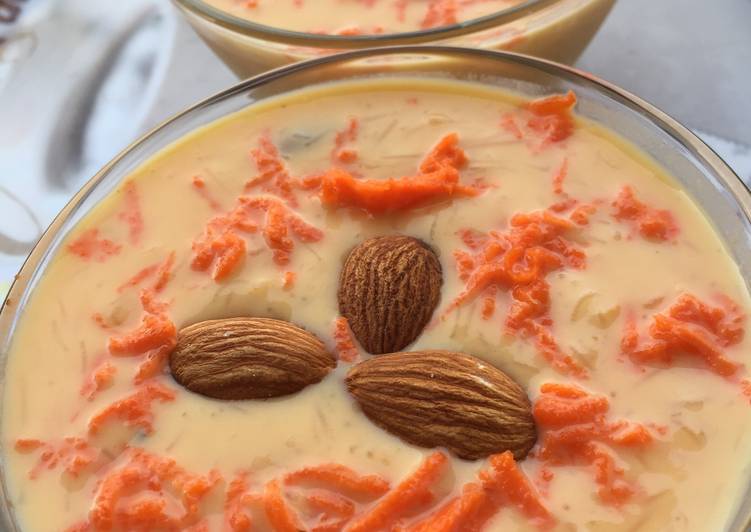 How to Prepare Favorite Carrot -Vermicelli Payasam (kheer)