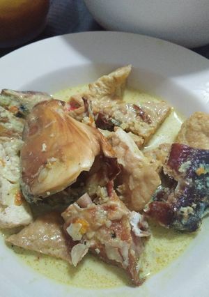 Foto resep Bandeng Asap masak santan