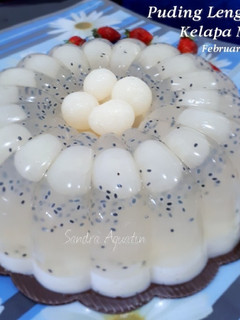 Foto resep Puding Lengkeng Kelapa Muda