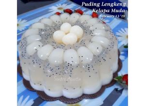 Foto resep Puding Lengkeng Kelapa Muda