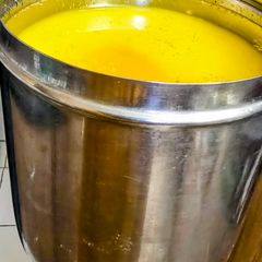 A picture of Homemade ghee.