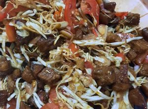 Foto resep Sate daging sapi (kambing) goreng