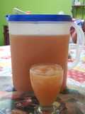 Agua de Mango con Fresa