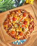 Pizza Đế Mỏng Không Men Nở