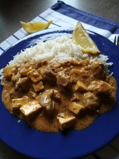 Thai curry csirkével és tofuval, ahogy én készítem recept fotója