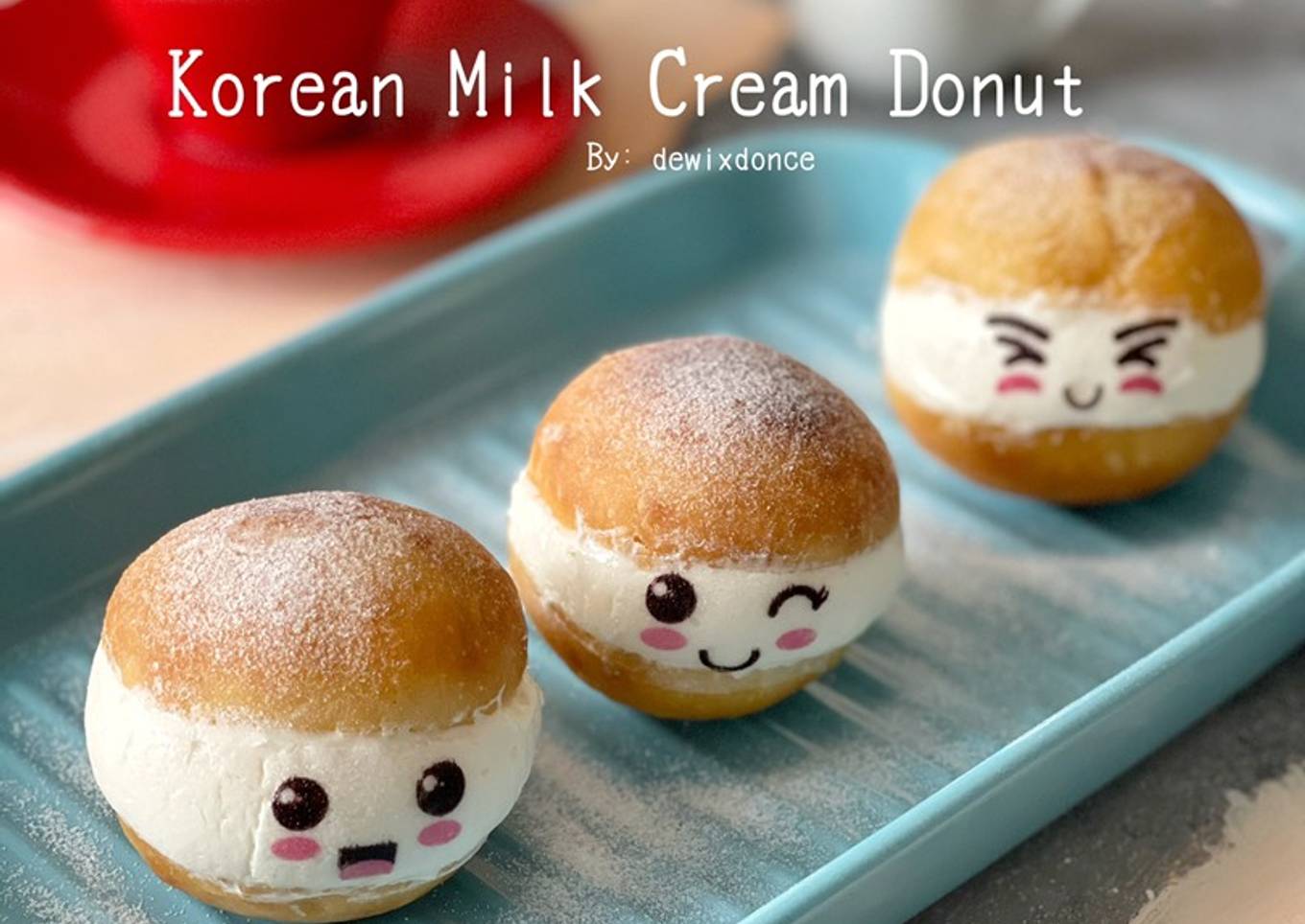Korean Milk Cream Donut