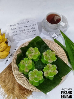 Foto resep Nagasari Pisang Pandan