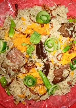 A picture of Beef Yakhni Pulao 😋👌💞🥰.