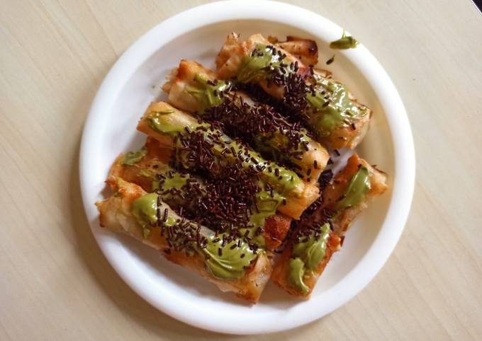 Resep Pisang keju greentea #10 Anti Gagal