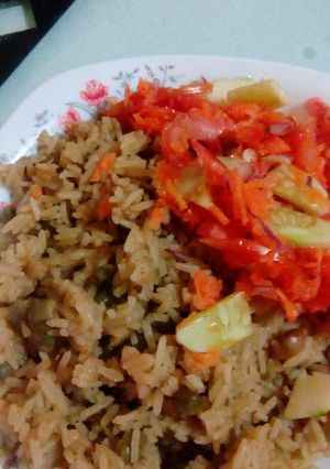 A picture of Vegan pilaf/pilau.