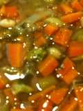 Caldo de legumbres y verduras 1900