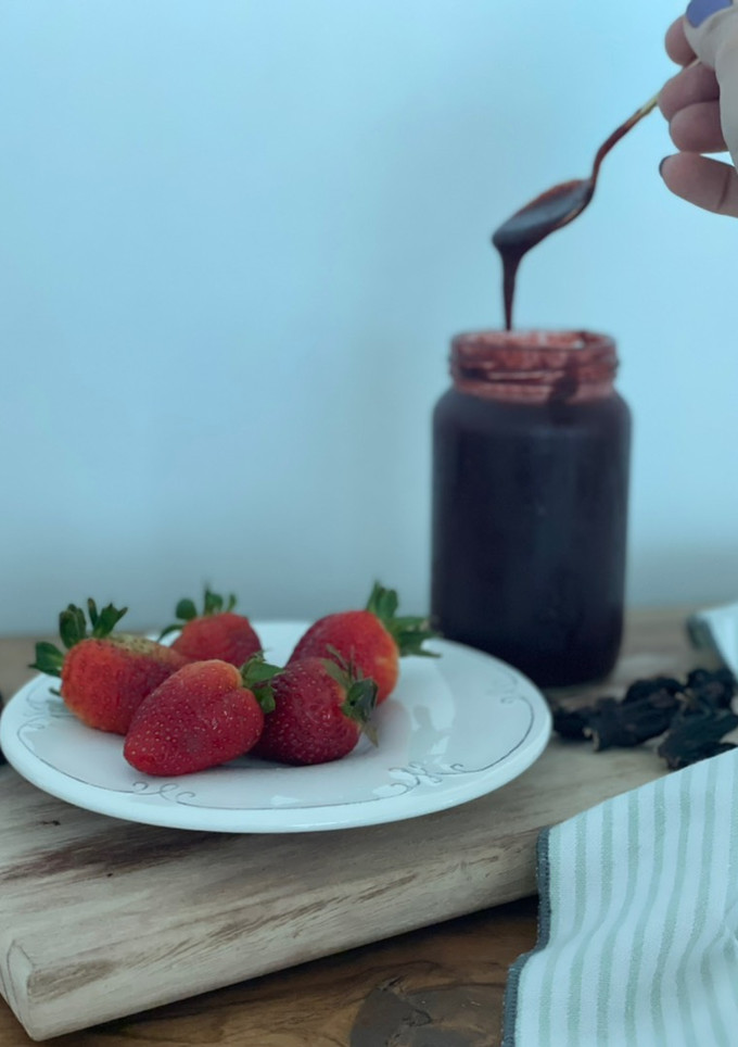 Una foto de Chamoy keto