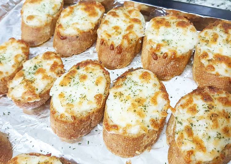 Homemade garlic bread